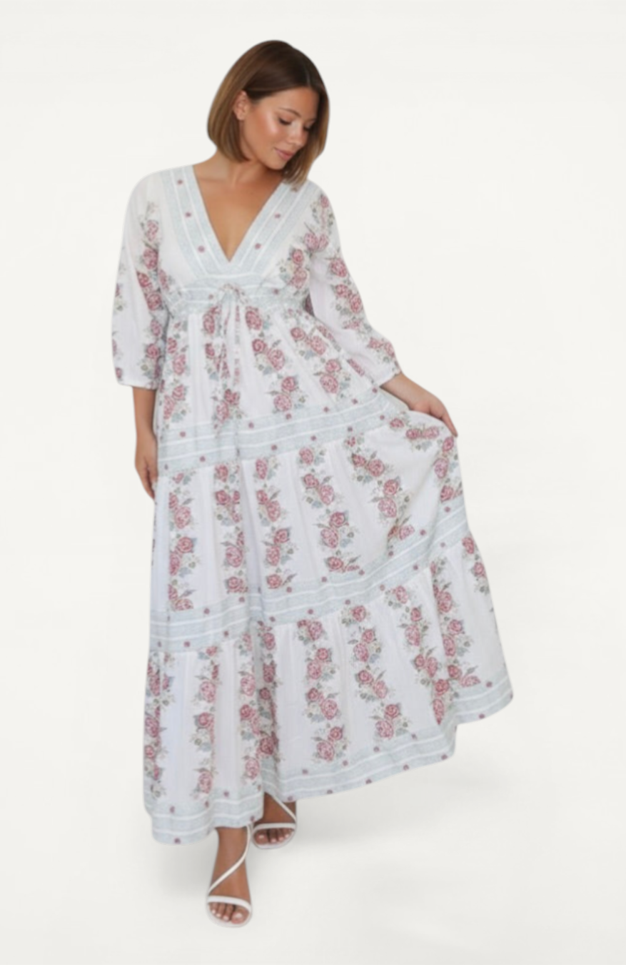 Orley Dress in Antique Floral