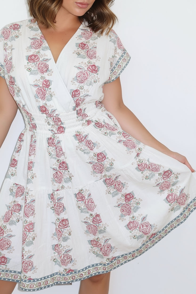 Priscilla Dress in Antique Floral
